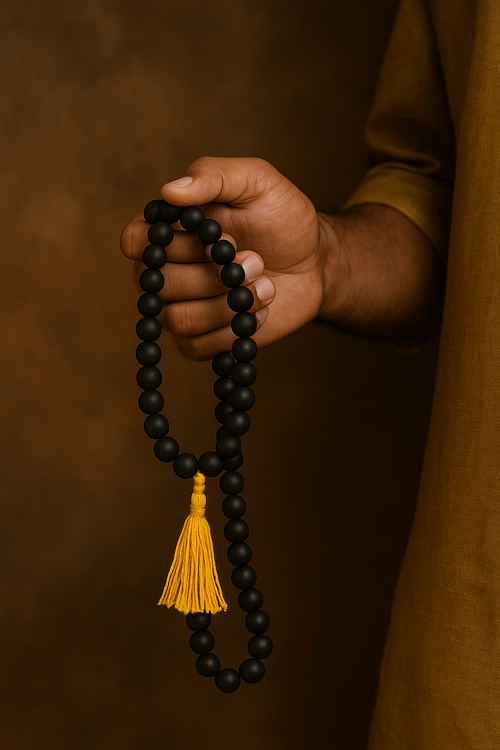 Karungali Mala – 6mm Beads (Black Ebony Wood Mala)